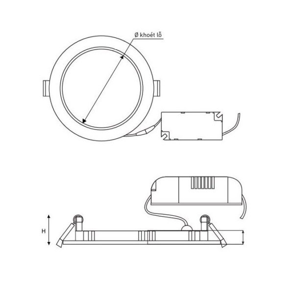 Đèn Led Slim Downlight NSD1531