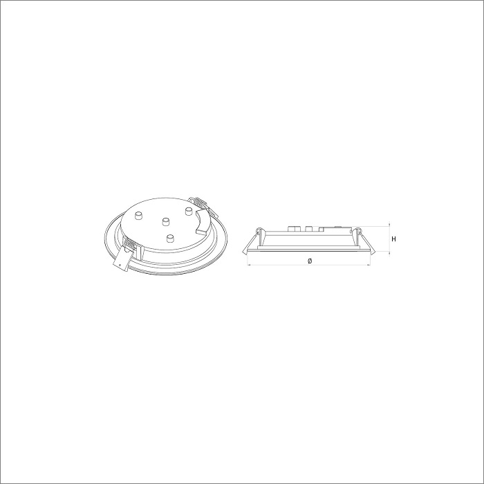 Đèn Downlight Neo Slim NNP73479 | Hùng Vương