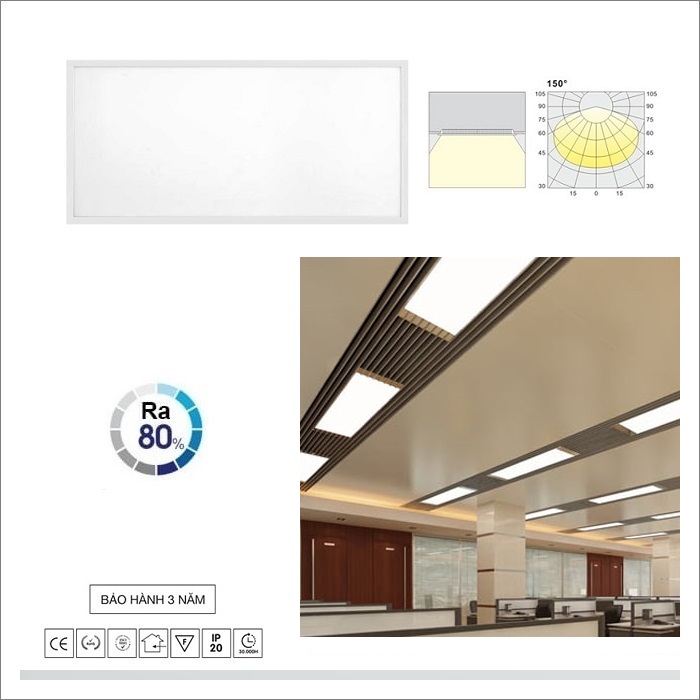 Đèn Panel PN-KS-A600x1200-90 | Hùng Vương