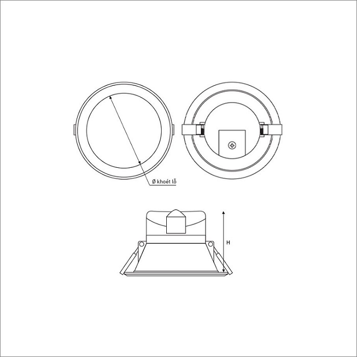 Giới thiệu đèn led Downlight Nanoco | Hùng Vương