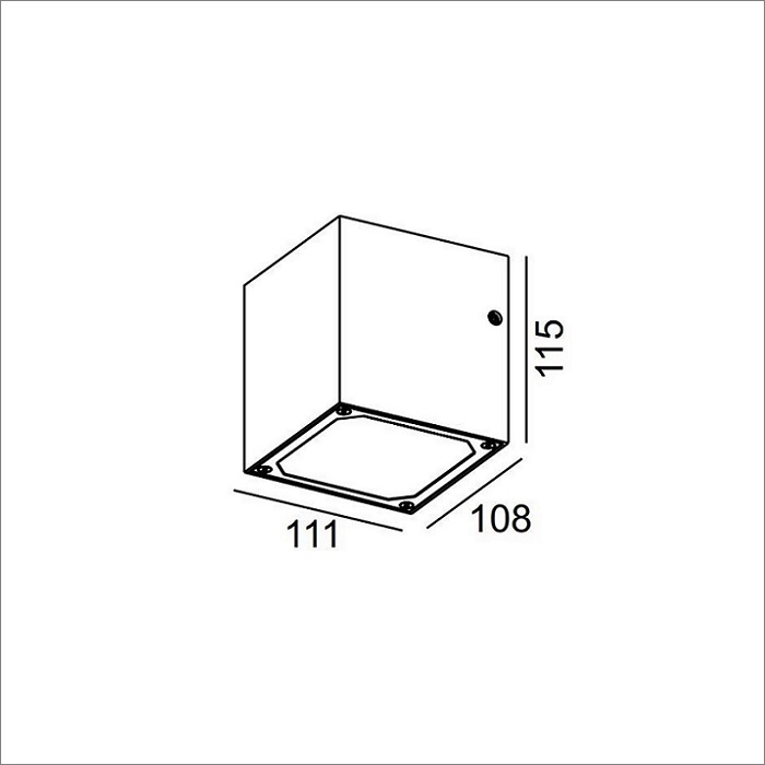 Đèn gắn tường ngoài trời NBL2541 | Hùng Vương