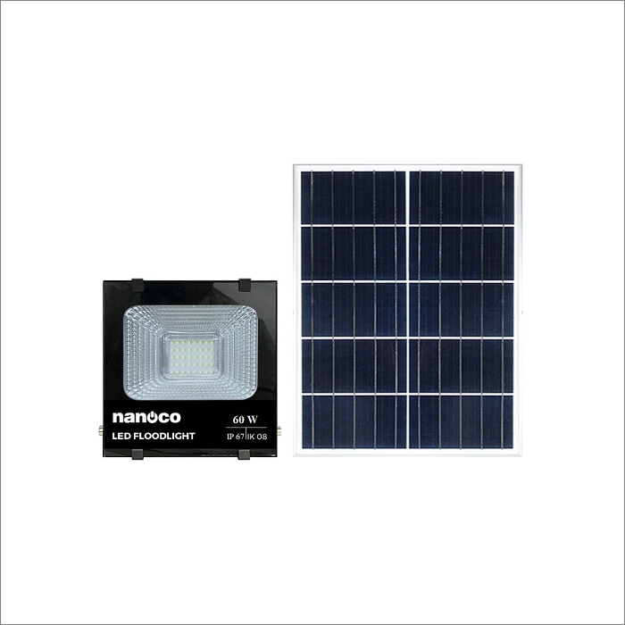 Đèn pha Solar 60W NLFS060615 | Hùng Vương