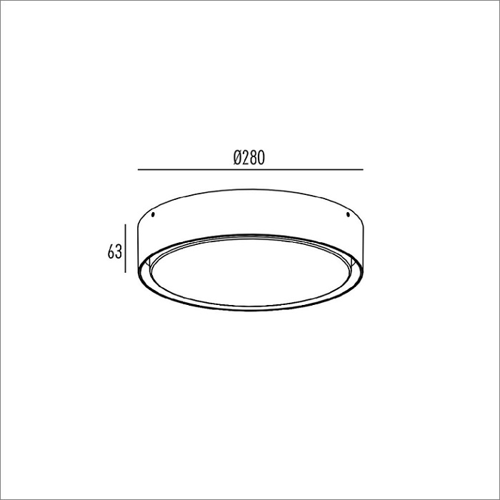 Đèn led trần NCL1331 - NCL1333 | Hùng Vương