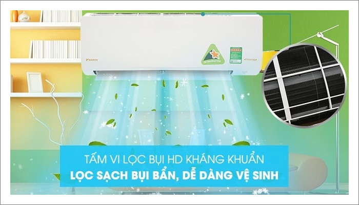 Máy lạnh Daikin FTKC50UVMV | Hùng Vương