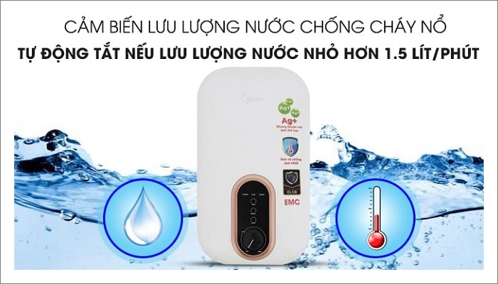 Máy nước nóng Midea DSK45U3 | Hùng Vương