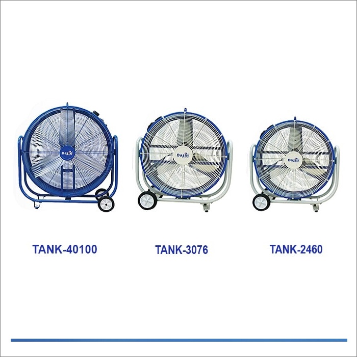 Quạt sàn TANK gió mạnh không? | Hùng Vương