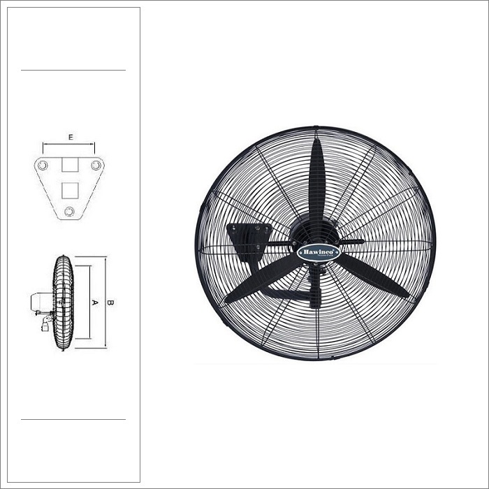 Quạt treo tường Ha.winco HW-600 | Hùng Vương