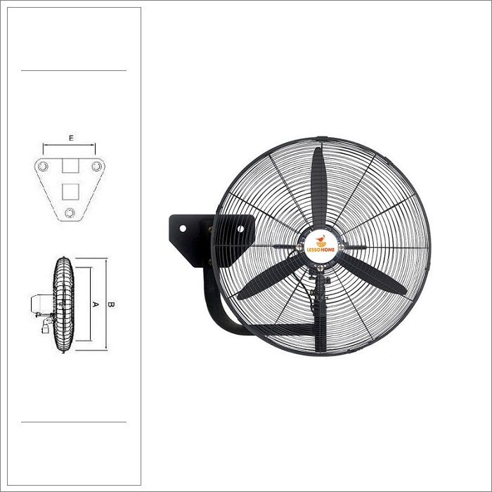 Quạt đứng công nghiệp giá rẻ | Hùng Vương